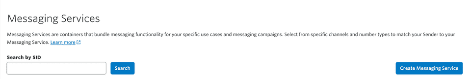 Twilio Messaging Service